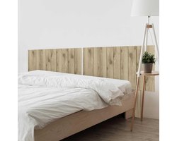 Hoofdbord van Hout - Bedpaneel - Slaapkamer Decoratie - Gerecycled Materiaal - 180cm Breed - Cambrium Hout