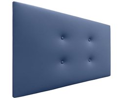 Hoofdbord van kunstleer of stof met knopen, luxe hoofdeinde voor bedden, 110 cm