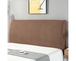 Hoofdbordhoes met volledige dekking - L - Lengte hoofdbord 180 cm - Hoogte hoofdeinde binnen 70 cm - Geschikt voor hoofdborden van 170-180 cm lang - Eenvoudige stofhoes - Zachte hoofdbordhoes - Geschikt voor familie- en hotelkamers