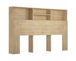 Hoofdbordkast | Hoofdeinde | Bed Hoofdbord 160x19x103,5 cm sonoma eikenkleurig