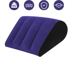 Hoofdbordkussen - Rugsteunkussen - Driehoekig Ontwerp - Blauw