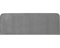 Hoofdeinde Grijs - Bedachterwand Paneel - Ontspannen in Bed - Zacht Fluweel - 160 x 58 cm - Grijs