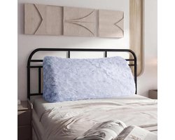 Hoofdhoofdkussen, driehoekig wigkussen, bedrust, leeskussen om in bed te zitten, rugsteun, steunkussen voor ondersteuning en comfortabele positie in bed, bank, met afneembare hoes