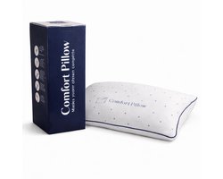 Hoofdkussen Comfort Pillow ergonomisch – 100% Natuurlatex Talalay – Aanpasbare vulling voor optimale nek- en hoofdondersteuning – Geschikt voor rug-, zij- en buikslapers – Antiallergisch en duurzaam – Geproduceerd in Nederland en België