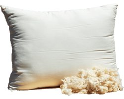 Hoofdkussen Kapok Comfort – Natuurlijk en Ondersteunend Slapen - Kapok Kussenvulling - 60x70 cm