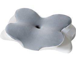Hoofdkussen Memory Foam voor Nekklachten – Orthopedisch & Ergonomisch kussen - Geschikt voor rug- en zijslapers - Traagschuim - Wit