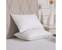 Hoofdkussen - Microvezel - 60x70 cm - Tegen Huisstofmijt