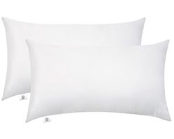 Hoofdkussen Set van 2 - 50 x 70 cm - Polyester Binnenkussen voor Bed en Decoratieve Kussens