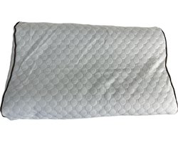 Hoofdkussen - Siliconen kussen, anti-stress kussen, frisse gel, comfortabel ademend lendenkussen, hoofdsteun voor volwassenen en kinderen - 52 x 35 x 9cm