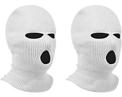 Hoofdkussenhoezen in Wit, Auto-interieur Accessoires, Grappige Hoofdbedekking, Comfortabele Bescherming, Hooded Masker