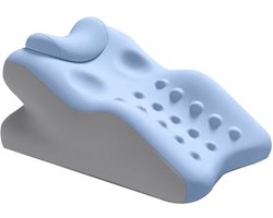 Hoofdkussens - wigkussen - Kussenwiggen voor het slapen - Traagschuim rugkussen - Comfortabel om op te liggen- Betrouwbaar - op te zitten - verlichting van rugpijn - voor - koppels - zitten en liggen- lezen - snurken - lichaam- been - Blauw & Grijs