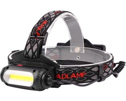 Hoofdlamp LED - Oplaadbare Koplamp - Outdoor Activiteiten - Veelzijdige Verlichting - 12 x 11 x 10 cm - One Color
