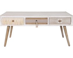 Hoofdtafel DKD Home Decor Spar Katoen (110 x 60 x 50 cm)