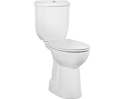 HOOG STAAND-WC ONDERPOT WIT MET SPOELING (BIDET), S-TRAP (niet compleet)