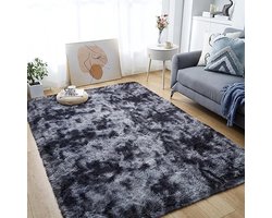 Hoogpolig vloerkleed met antislip onderkant, extra zacht en pluisvrij