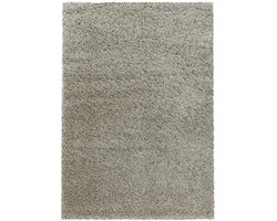 Hoogpolig Vloerkleed | Tapijt | Shaggy | Sydney | Uni | Natuurbeige | 300x400 cm