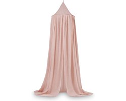 Hoogte 245 cm – hemelbed babybed kinderkamer – roze, oudroze