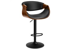 Hoogteverstelbare barhoge kruk, voor commercieel gebruik met 150 kg draagvermogen.