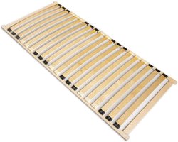 Hoogwaardig Lattenbodem Basisframe 100 x 200 cm - Inklapbaar en Duurzaam voor Schuim- en Veermatrassen