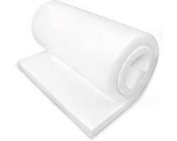 Hoogwaardig schuim voor bekleding - Polyurethaanschuim 200 x 100 cm met hoge dichtheid voor kussens en stoelen