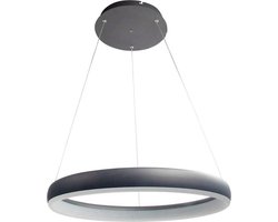 Hoogwaardige Design Led Hanglamp 33W | Smart Technologie | Unieke Wifi en Stembediening | Programmeerbaar | Premium ontwerp door Wofi | Zwarte Hanglamp |