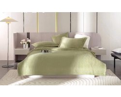 Hoogwaardige gewatteerde /Sprei/Bedovertrek/Deken 220x240 cm-Groen