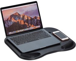 Hoogwaardige Kwaliteit Laptop Kussen met Telefoonplek - Schootkussen Dienblad - Bedtafel - Ideaal voor Thuiswerken en voor op Bed