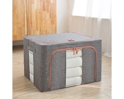 Hoogwaardige Opbergbox voor kleding-Organizer voor Dekbed-donkergrijs 100L (60*42*40)