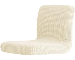 Hoogwaardige Stretchy Barkruk Hoes Polyester - Beige Universele Barkruk Stoelbekleding