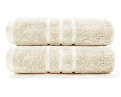 HOOMstyle Handdoeken Set Boutique - 2 stuks - 70x140cm - Off White