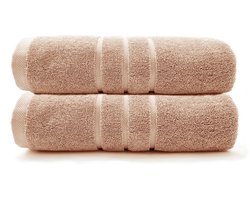 HOOMstyle Handdoeken Set Boutique - 2 stuks - 70x140cm - Terra