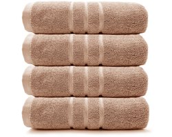 HOOMstyle Handdoeken Set Boutique - 4 stuks - 50x100cm - Terra