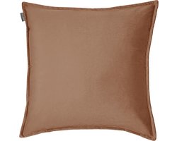 HOOMstyle Kiki Kussen - Sierkussen Vierkant - Fluweel - 45x45cm - Terra