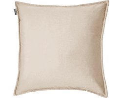 HOOMstyle Kiki Kussen - Sierkussen Vierkant - Fluweel - 45x45cm - Zand
