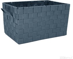 HOOMstyle Opberger Bo - kast organizer - blauw grijs - 31x21x18cm