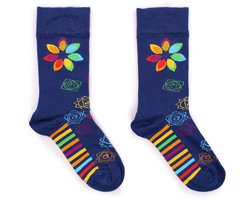 Hop Hare - Bamboe sokken - Vrolijke sokken - Grappige sokken - Chakra Symbolen - Happy Socks - Unisex- maat 36-40