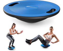 Hop-Sport Balansbord met Handgrepen – Antislip Evenwichtstrainer Ø40 cm voor Spierversterking en Balans – 150 kg Belastbaar