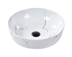 HOPI - Wastafel - Wit - 42 cm - Keramiek