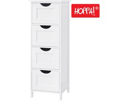 Hoppa! - Badkamermeubel - Wit – MDF – 31 x 31 x 83 cm