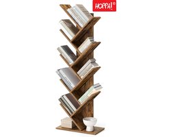 Hoppa! - Boekenkast - Vintage Bruin - Metaal - 50 x 25 x 142 cm (B x D x H)