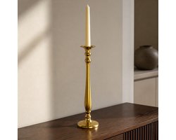 Hoppa! - Kandelaar - Hoge - Goud - 17 x 17 x 65 (B x D x H)
