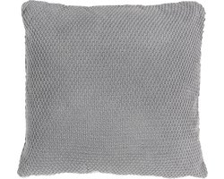 Hoppa! - Kussen - 45x45 cm - Grijs