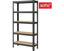 Hoppa! - Magazijnstelling - Opbergrek - 76x30x151 cm - 675 kg belastbaarheid