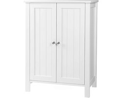 Hoppa! Opbergkast met 2 Deuren | Wit | Hout | 61 x 81 x 31 cm (B x H x D)