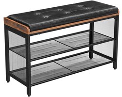 Hoppa! - Schoenenbank - Rustiek Bruin - Metaal