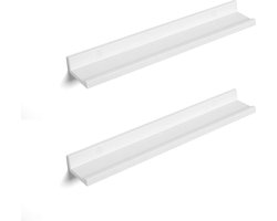 Hoppa! | Wandplank Set | Wit | MDF | 60 x 10 x 5 cm (B x D x H)