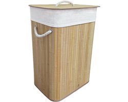Hoppa! - Wasmand - Wit - Bamboe