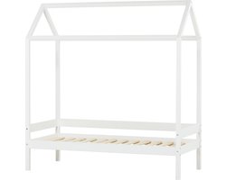 Hoppekids ECO Comfort Huisbed, 70x160cm, Wit
