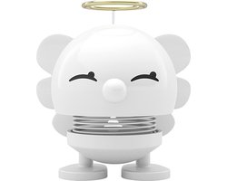 Hoptimist Angel Bimble Beeldje - S - Wit - Engel Beeldje & Kerstmis Decoratie voor Woonkamer of Kantoor - Leuk Kerst Cadeau Idee voor Mannen, Vrouwen en Kinderen