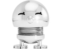 Hoptimist Bimble Beeldje - S - Chroom - Beeldjes Decoratie voor Kantoor, Kamer en Woonkamer - Cadeau Idee voor Mannen, Vrouwen en Kinderen